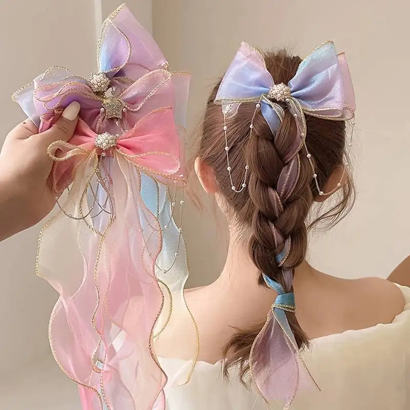 PRESILHA DE CABELO INFANTIL- LAÇO