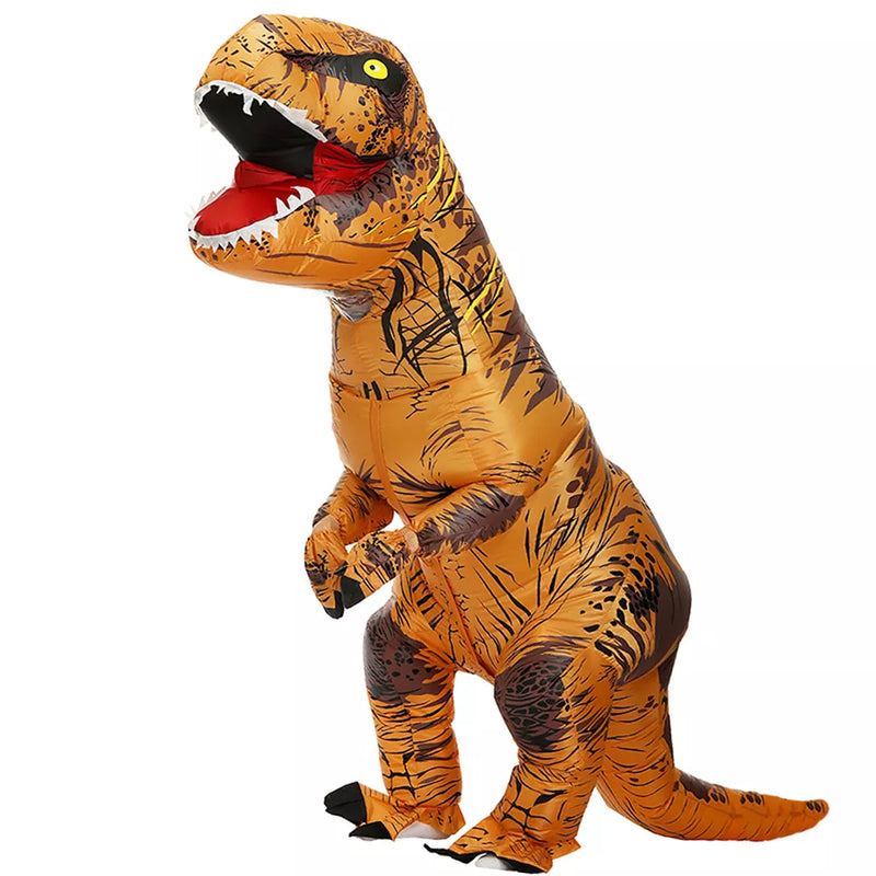Adult Kids T-Rex Dinosaur Inflatable Costumes Purim Halloween Christmas Mascot Anime Party Cosplay Costume Dress Fancy Suits