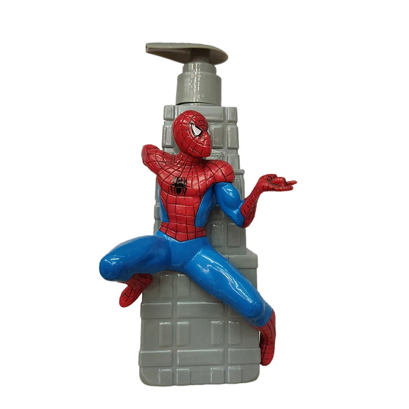 Disney Toy Story Spiderman 320ml Shampoo Bottle  Movie Woody Buzz Lightyear Alien Model Toy Box lotion hand soap bottled