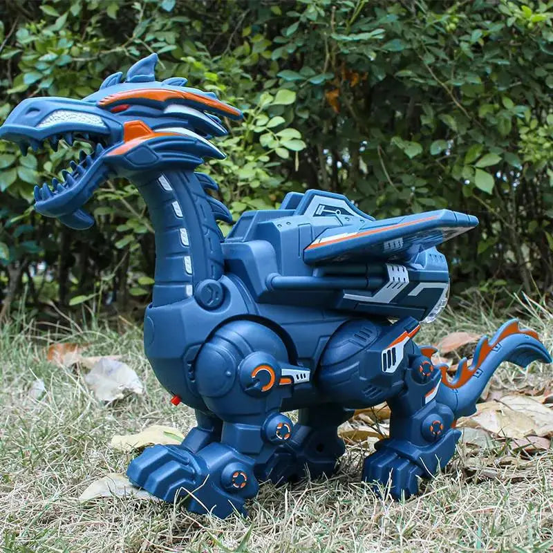 Simulation Fire Mechanical Dinoasur Water Spray Cool Light Electric Children Entertainment Puzzle Model Game Toys for Boys Gifts