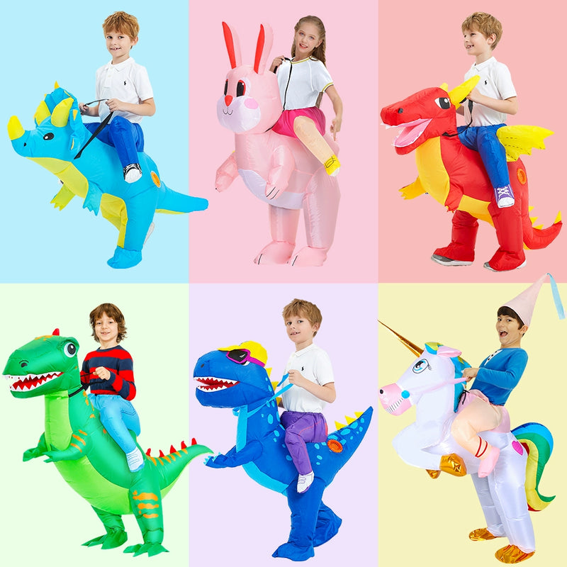 Children's Day Costume Inflatable Dinosaur Clothes Mount Pants Funny Tyrannosaurus Rex Kindergarten Halloween Performance