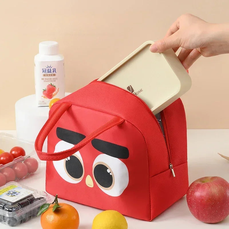 Kawaii Portable Fridge Thermal Bag Women Children's School Thermal Insulated Lunch Box Tote Food Small Cooler Bag Pouch Lonchera