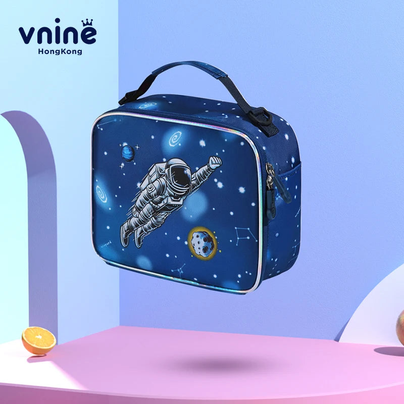 VNINE children's crossbody bag, girls elementary school bento bag, handbag, large capacity insulated handbag