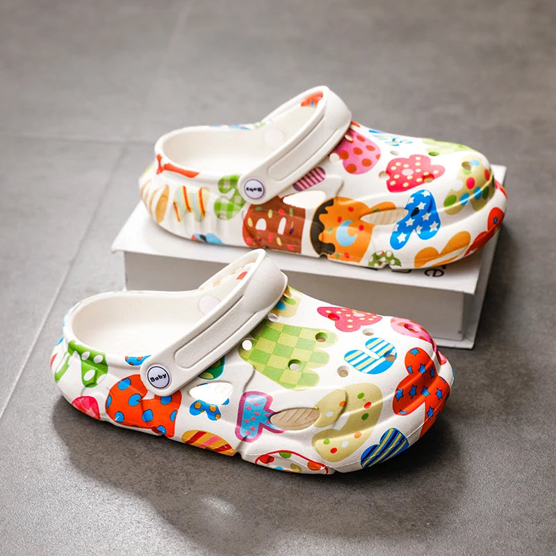 Children Shoes Girls Sandals Fashion Luxury Designer Kids Clogs Soft Platform Brand Summer EVA Slippers for Girls Free Shipping