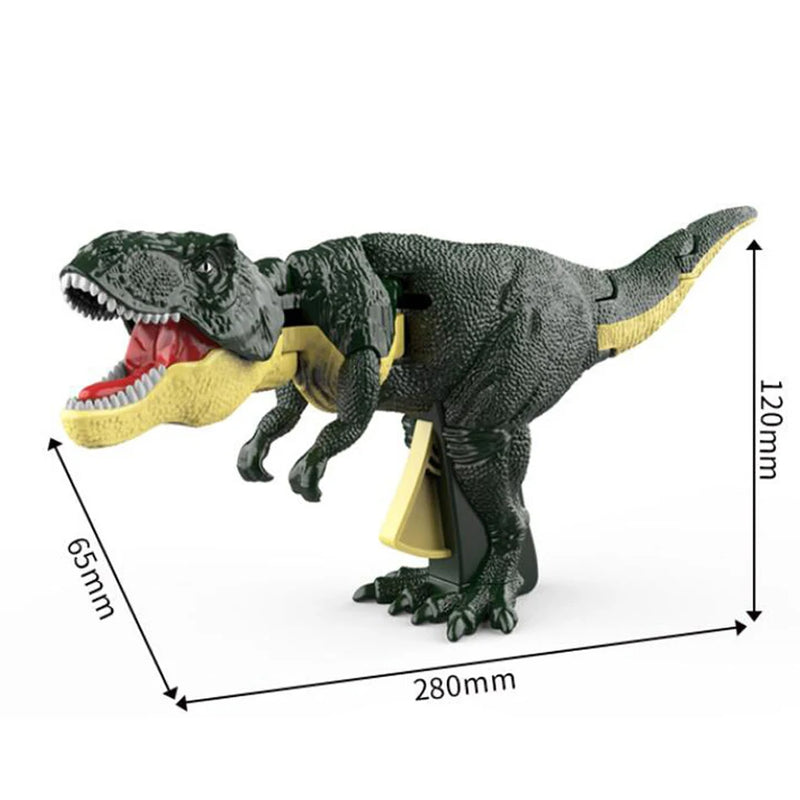 Dinosaur Zazaza Children Hand Press Automatic Swing Bite Simulation Model Tyrannosaurus Rex Dinosaur Toys for Kids Chrismas Gift