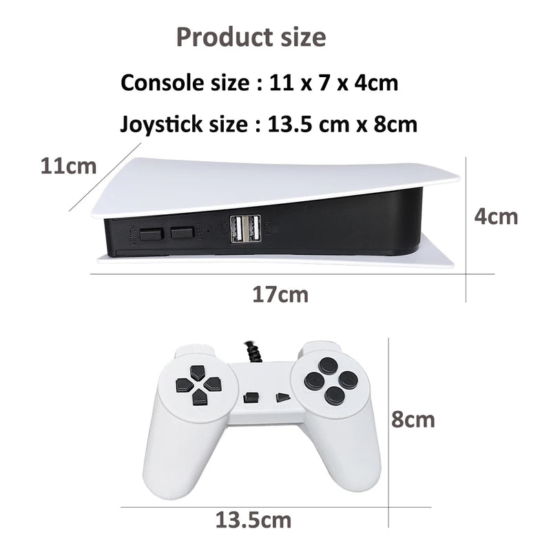 GS5 Game Console 8 Bit USB Wired Handheld Game Player 200 Classic Games Retro AV Output TV Gaming Console For Child Dropshipping