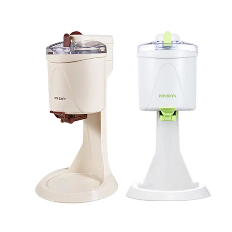 DIY Household Ice Cream Maker Home Children Fruit Cone Automatic Homemade Small Soft Ice Cream Machine