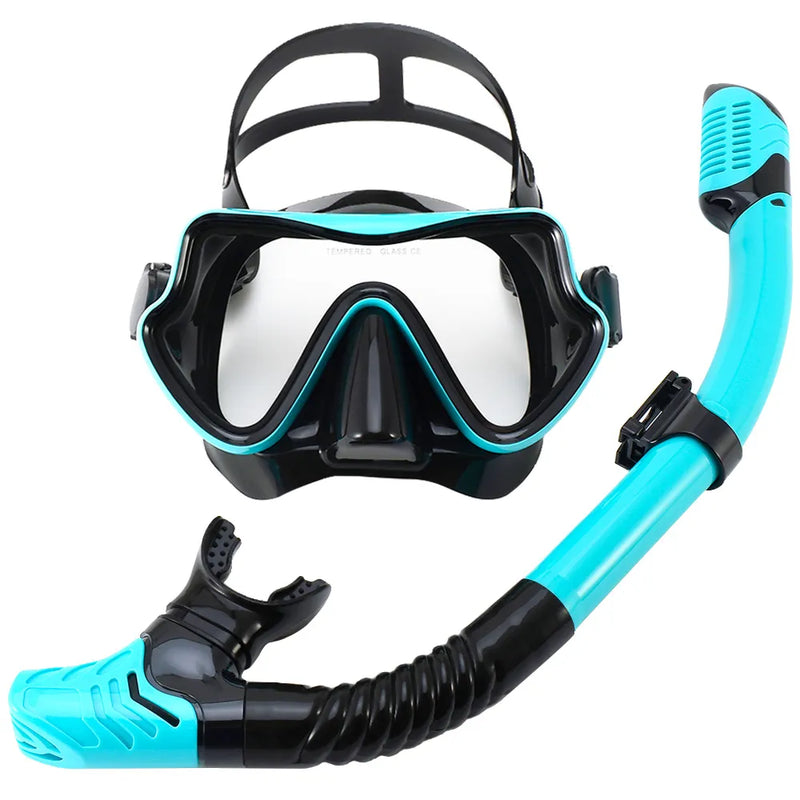 Professional Scuba Diving Masks Snorkeling Set Adult Silicone Skirt Anti-Fog Goggles Glasses Swimming Pool Equipment