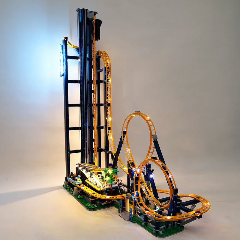 EASYLITE LED Kit For 10303 Loop Coaster Building Blocks Bricks Toys Lamp Set Only Lighting No Model