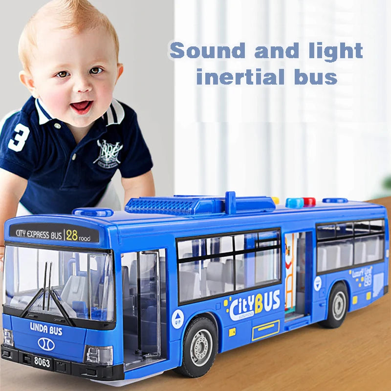 ÔNIBUS COM SIMULAÇÃO INFANTIL - TOCA MÚSICA - BRINQUEDO EDUCATIVO