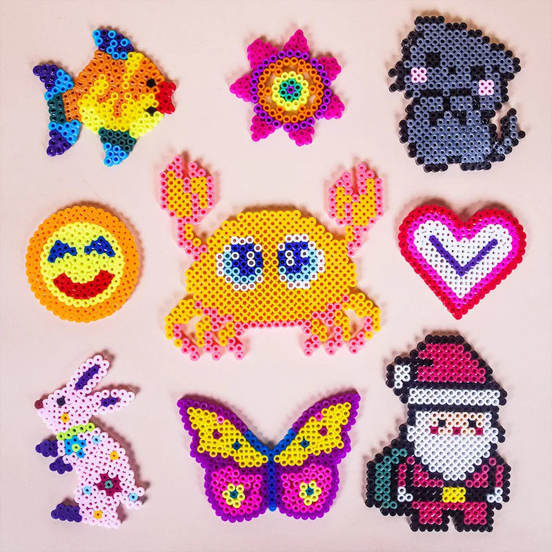 5MM 500pcs 3D Pixel Puzzle Iron Beads for kids Melting Beads Hama Beads DIY High Quality Handmade Gift Toy Fuse Beads