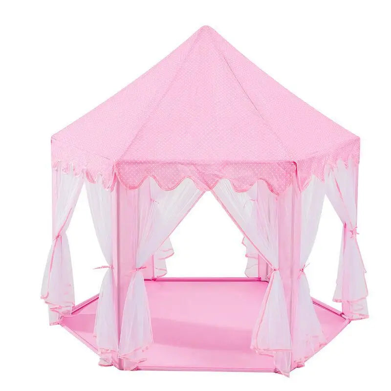 Children's Tent Portable Indoor Outdoor Game House Boys and Girls Hexagonal Mesh Tent Baby Crawling Tent Children's Beach Tent