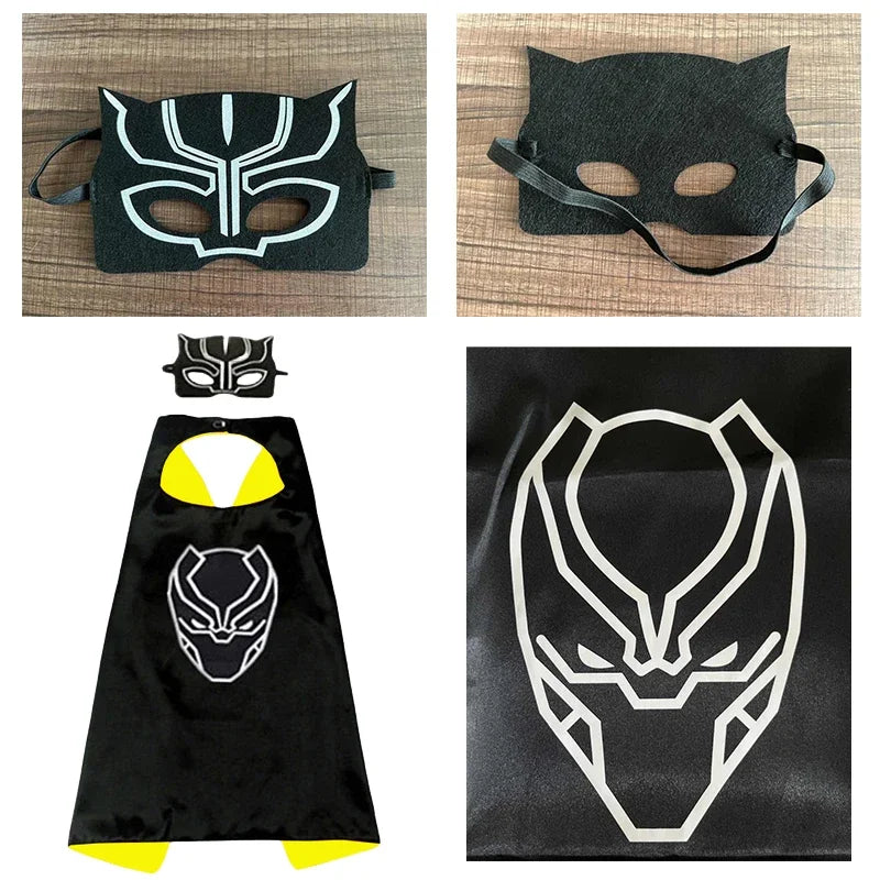 Capas e máscaras de super heróis infantil