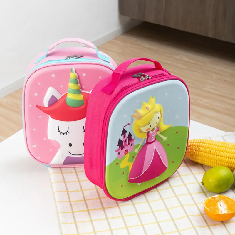 Children Kawaii Unicorn Lunch Bag EVA Insulated Thermal Bento Lunch Box Picnic Supplies Bags Girls Student Food Container School