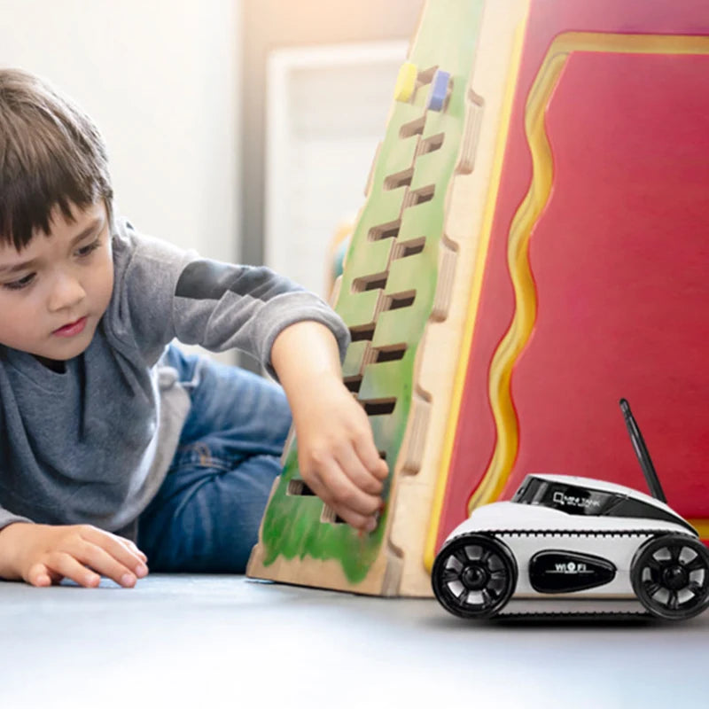 Tanque espião com controle remoto, controle WIFI com câmera, transmissão em tempo real