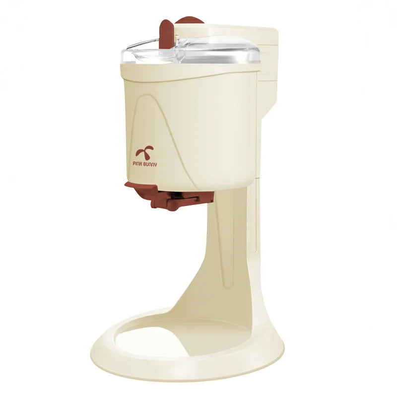 DIY Household Ice Cream Maker Home Children Fruit Cone Automatic Homemade Small Soft Ice Cream Machine