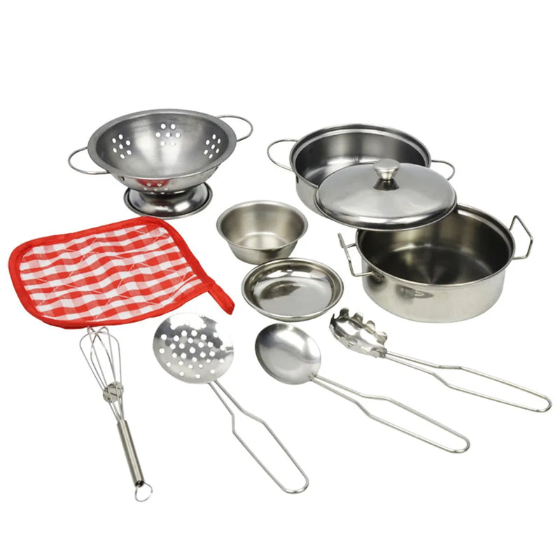 UTENSÍLIOS DE COZINHA INFANTIL- AÇO INOX INOXIDAVEL