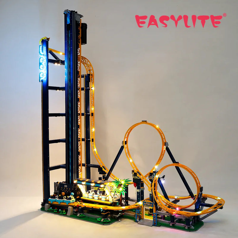 EASYLITE LED Kit For 10303 Loop Coaster Building Blocks Bricks Toys Lamp Set Only Lighting No Model