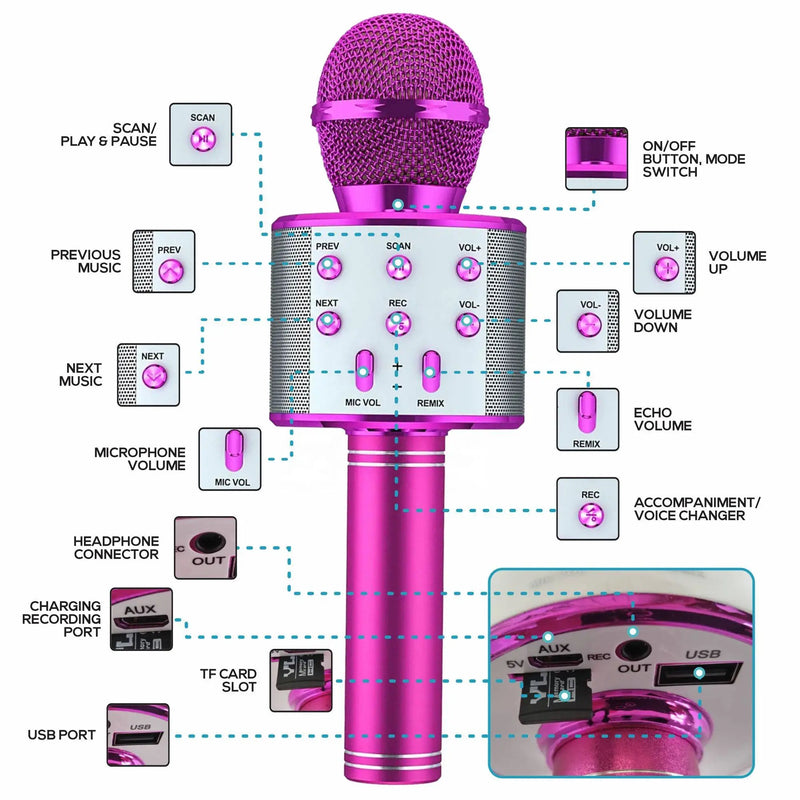 MICROFONE KARAOKE