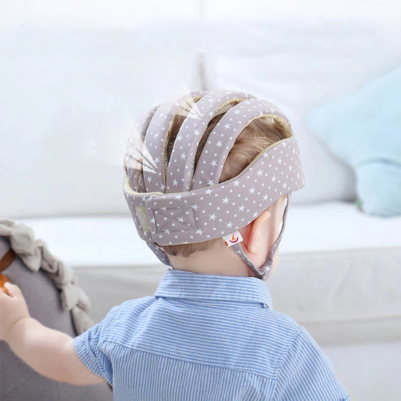 Adjustable Baby Helmet for Newborn 6 18 Months Toddler Hat Kids Helmet Safety Baby Crawling Walking Head Protection Hat Baby Cap